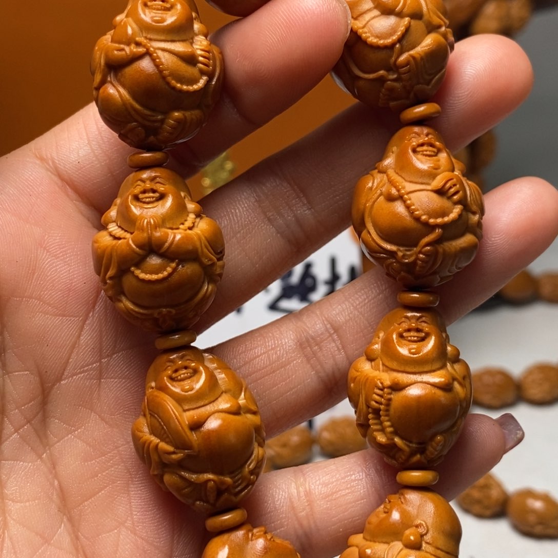 橄榄核手串/手链弥勒佛