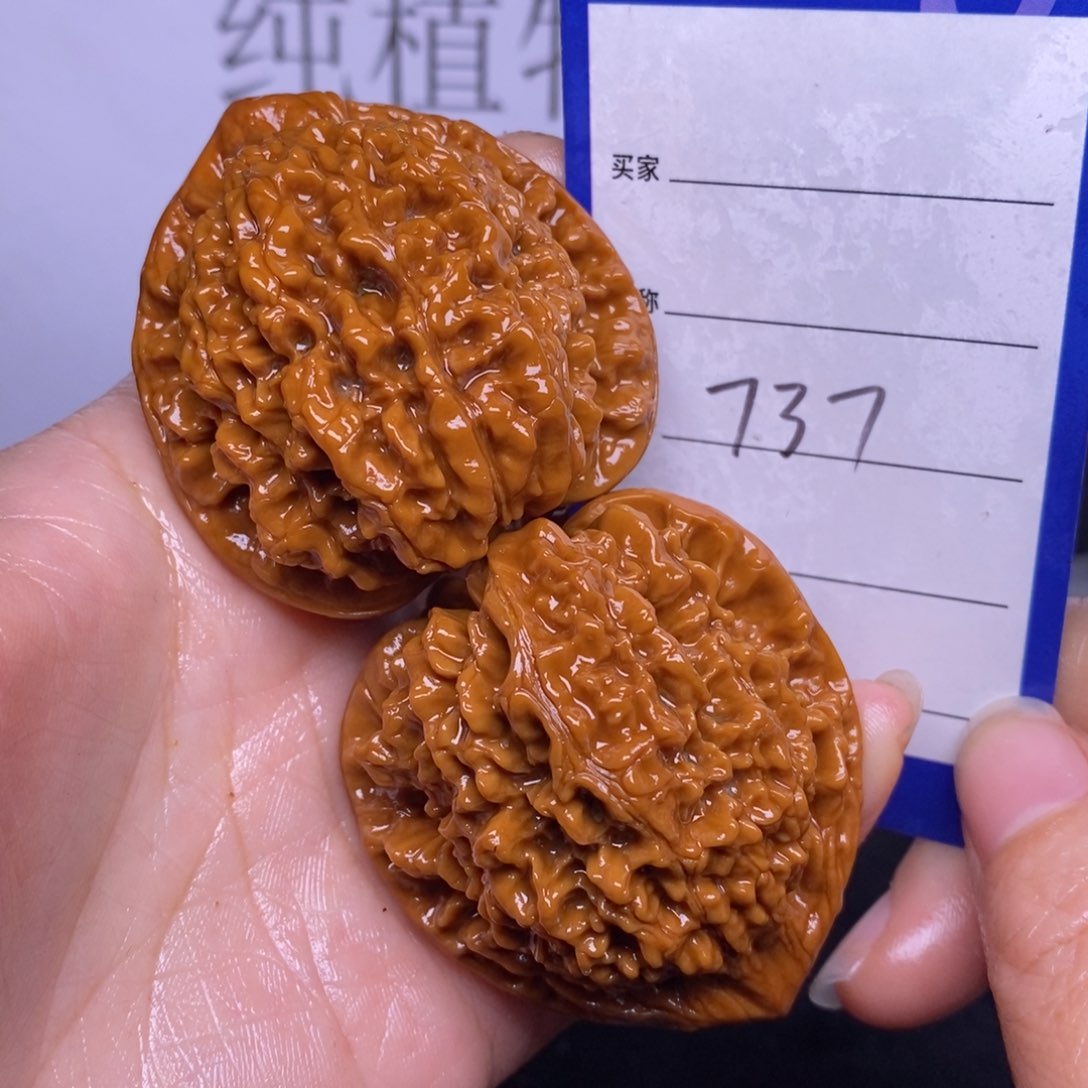 文玩核桃把件737/46官帽