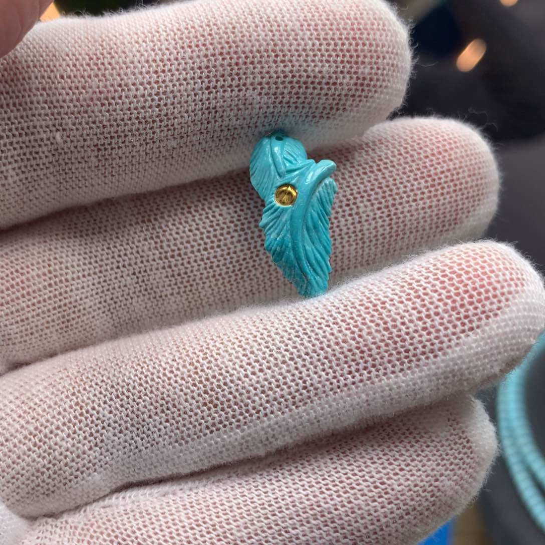 绿松石挂件未镶嵌