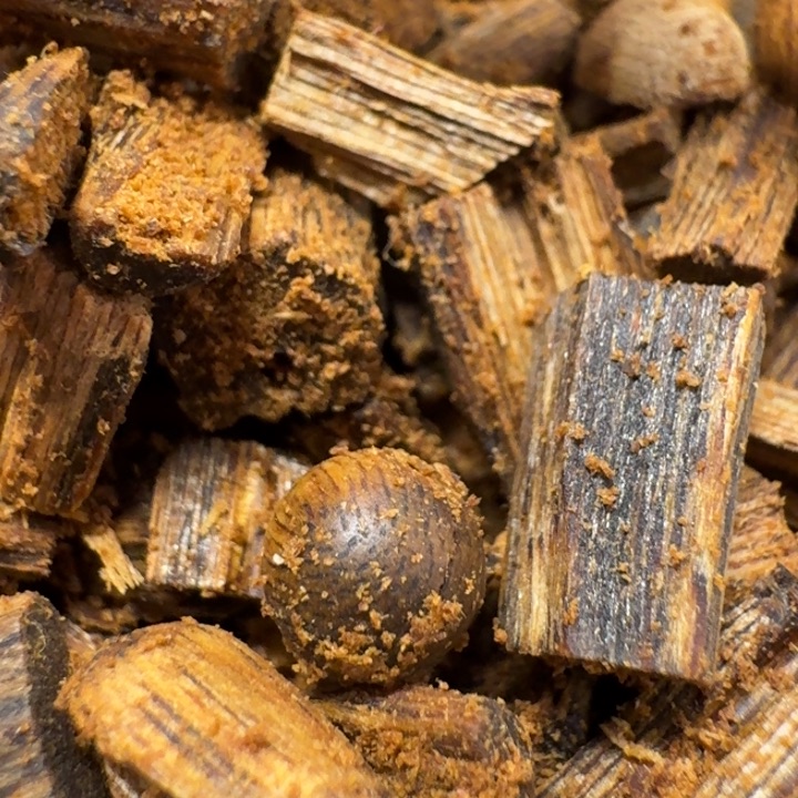 沉香沉香碎屑老棋楠高端车珠块料30克