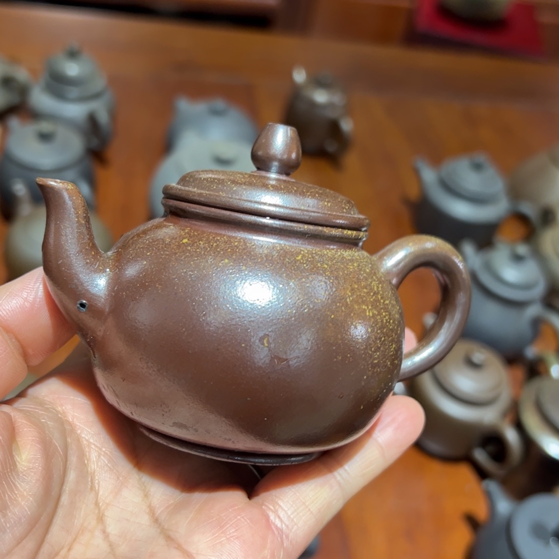 贵台龙窑柴烧茶壶60