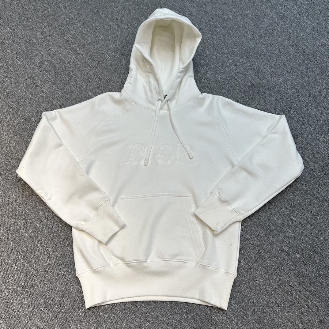 未使用 DIOR/迪奥 Dior Peter doig 男士暗纹连帽卫衣111760