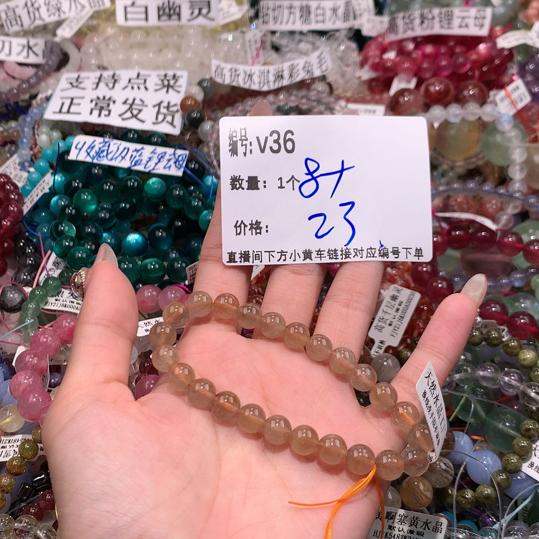 水晶手串未镶嵌36$&&&&&@@