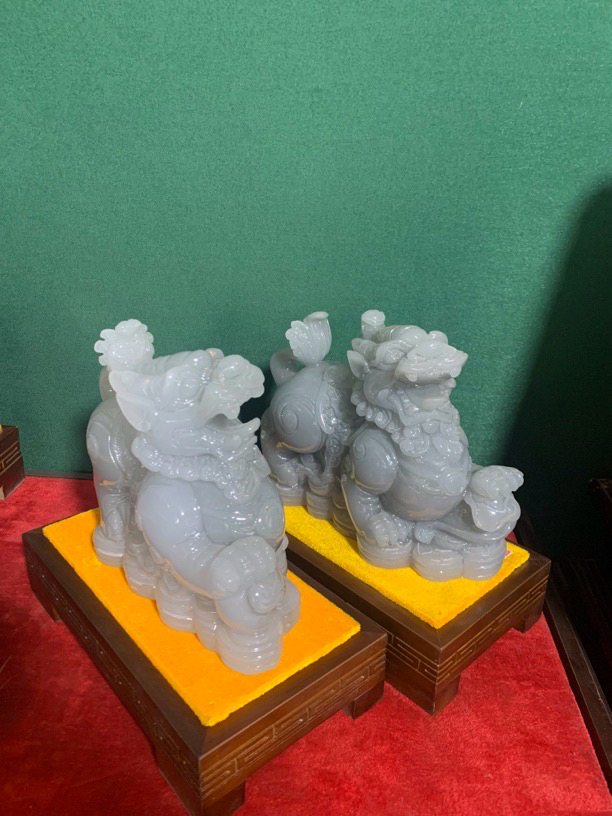 水墨丹青摆放玄关摆件家居雕刻办公桌博古架书房家居摆件家居摆放