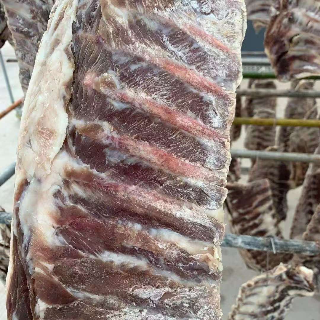 湖北正宗腊排骨腌制自然晾晒风干腊排骨默认切块发货