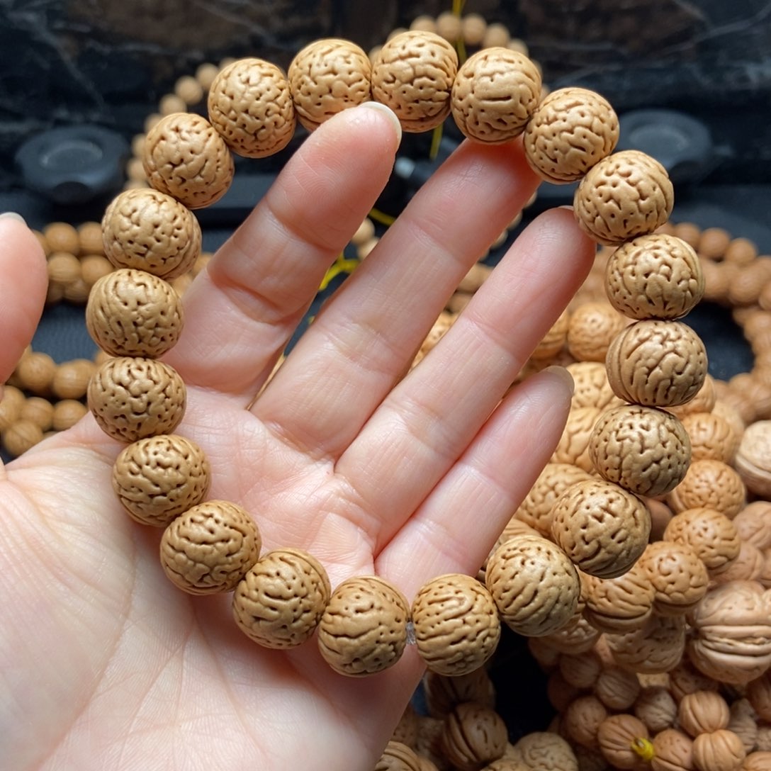 草***月桃核手串金丹肌肉纹16尺寸