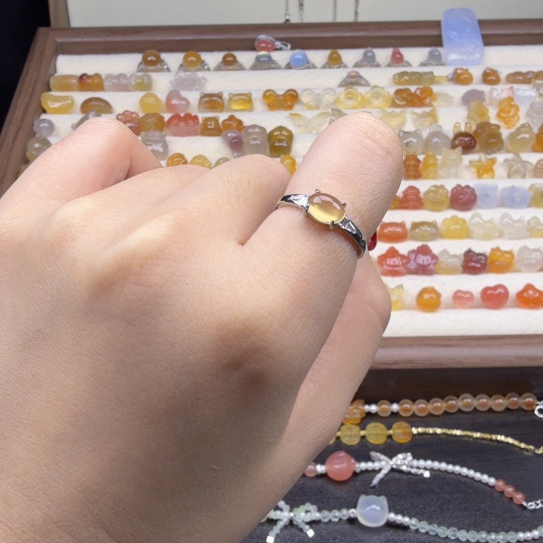 玛瑙/玉髓合金颈饰