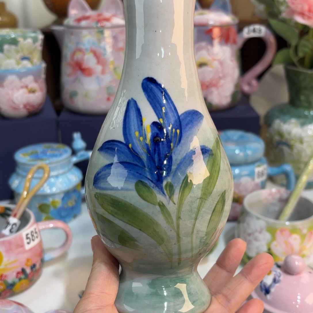 景德镇手绘高温釉下彩陶瓷茶具
