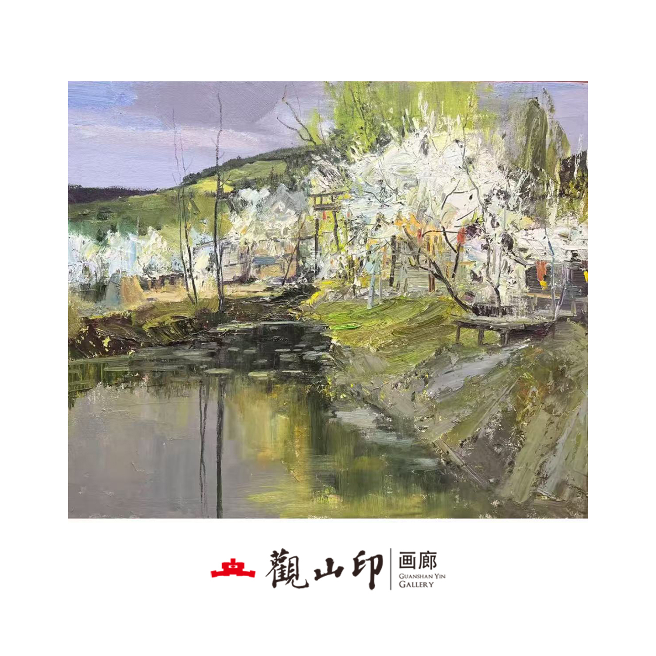 SMK原创手绘油画80x100cm美式复古风玄关沙发背景挂画5321