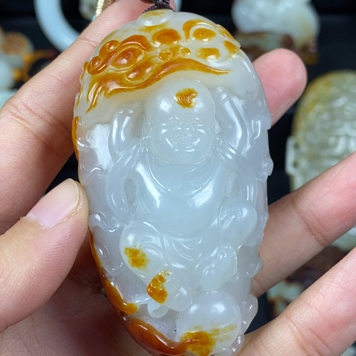 未镶嵌和田玉挂件沧*