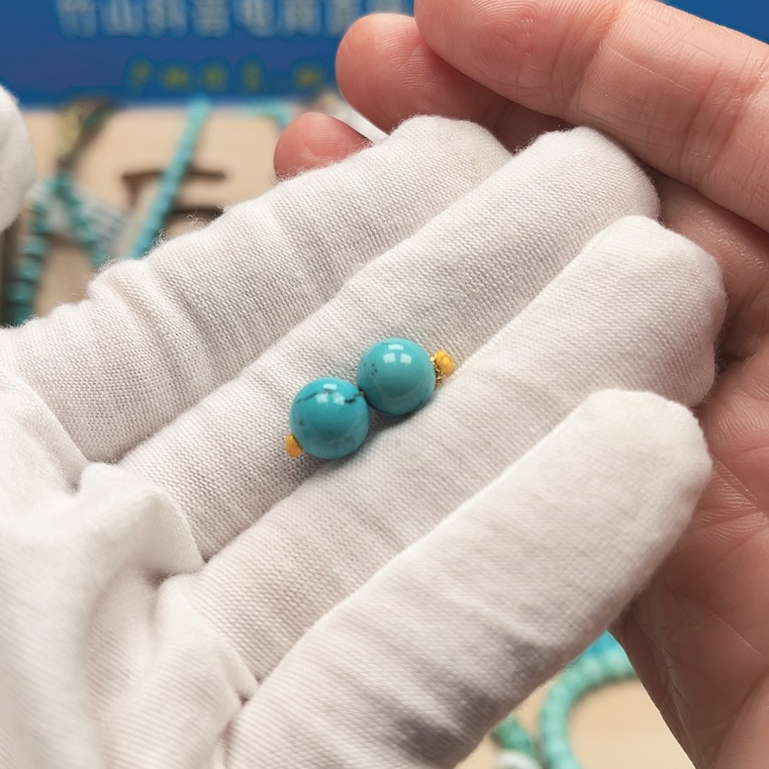 绿松石圆珠未镶嵌