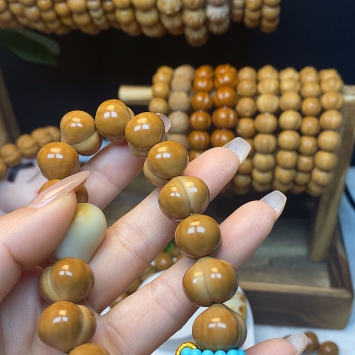 蜡***欣手串/手链核桃柯基16