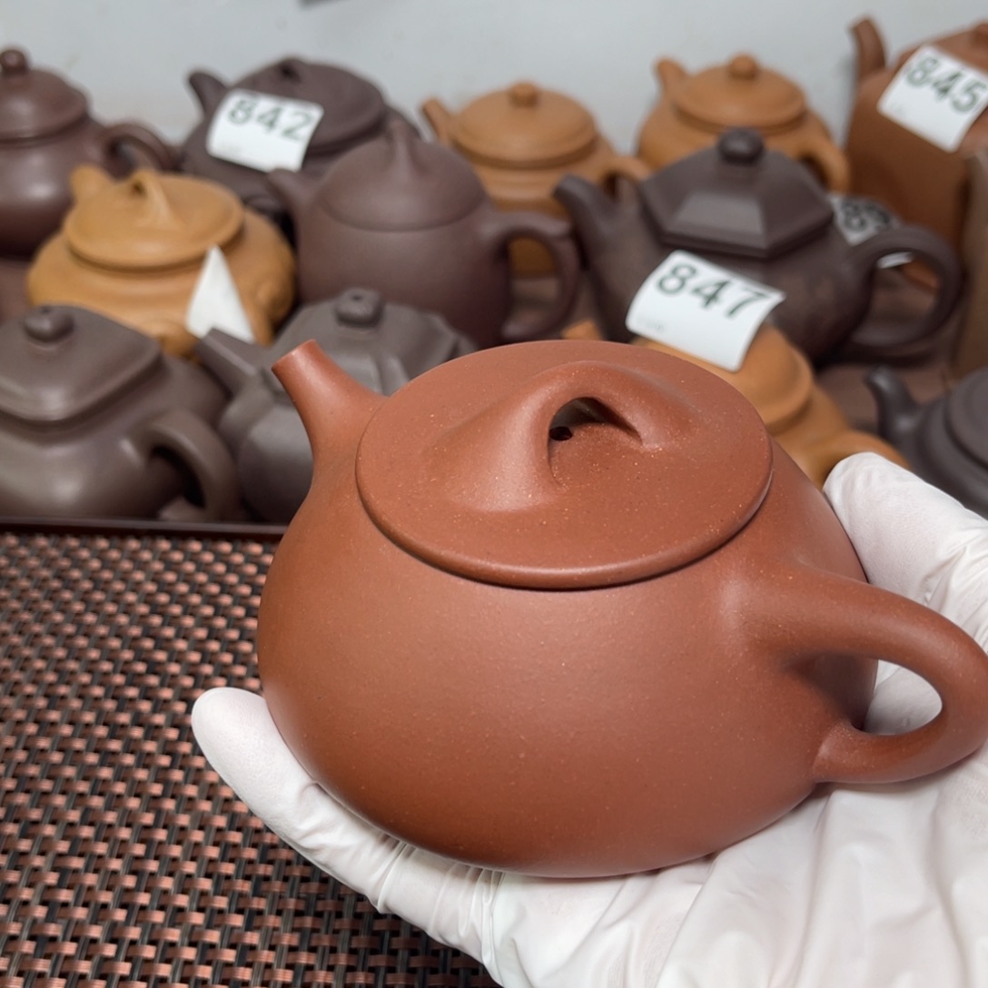 茶壶紫砂石瓢纳底200毫升