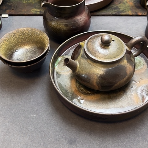 大***象茶盏景德柴烧茶具-纯手工茶具