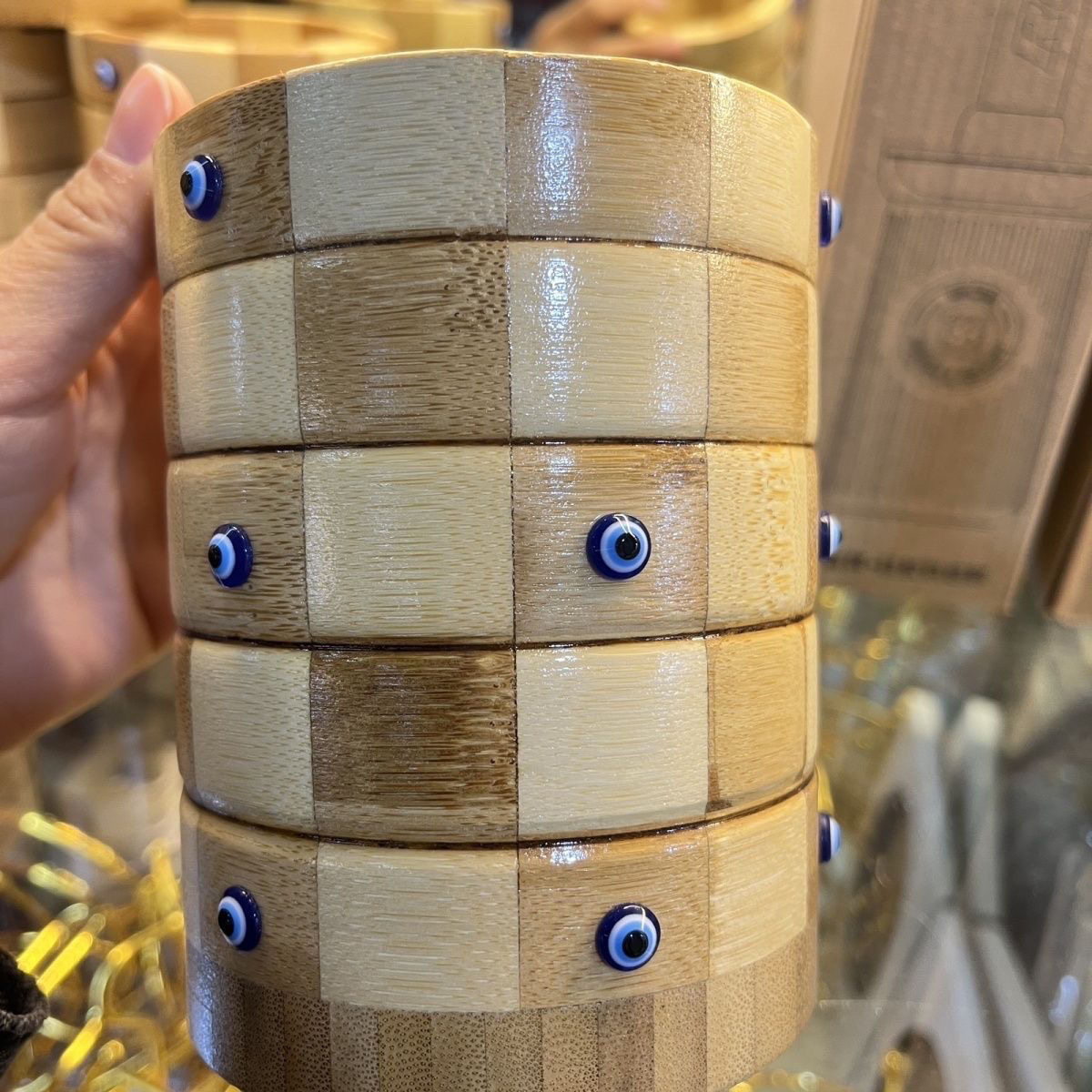 礼盒装餐具筷子筷子筒家用高档创意竹制厨房用刻花防霉伴手礼回礼