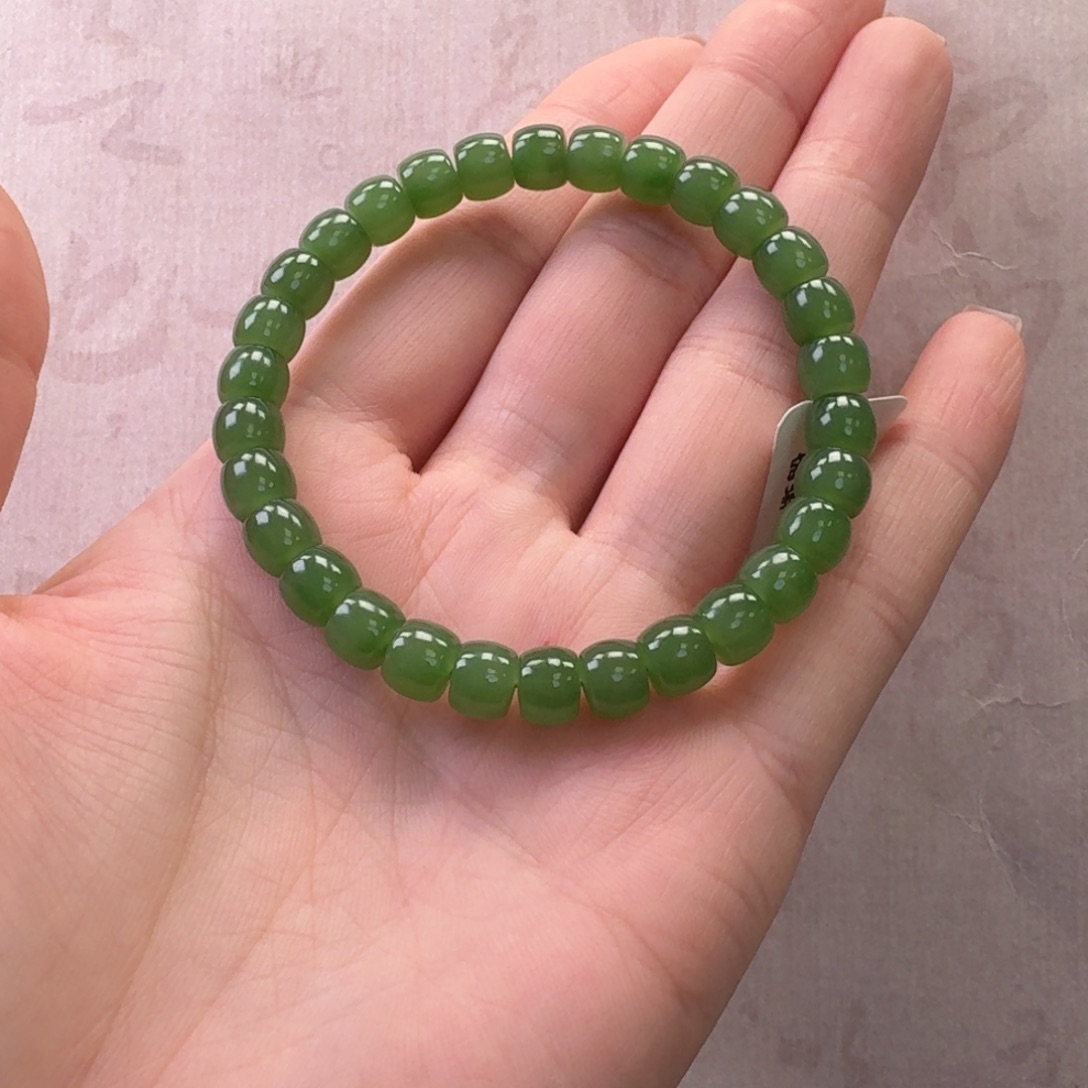 和田玉（碧玉）手串未镶嵌