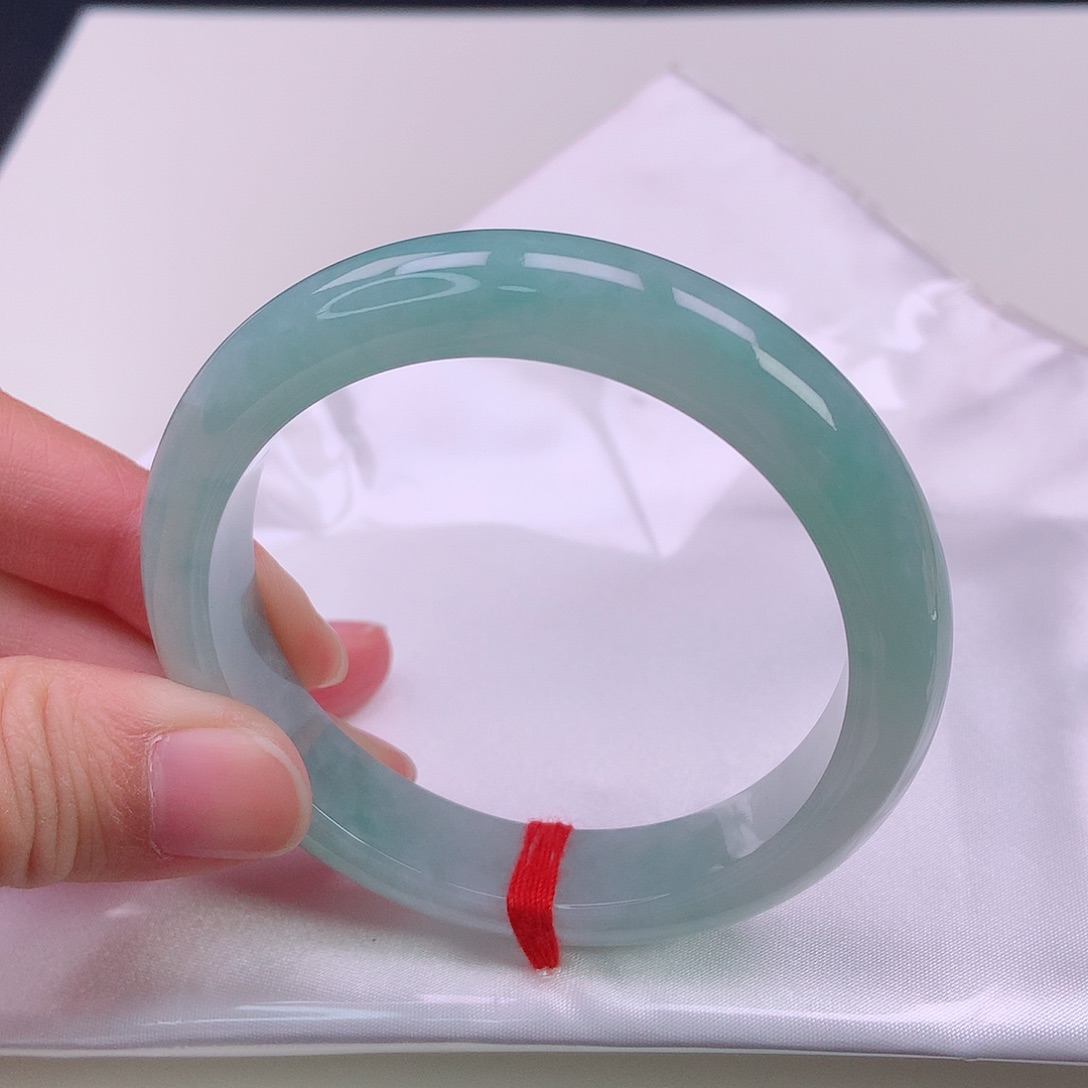 翡翠手镯未镶嵌55正圈