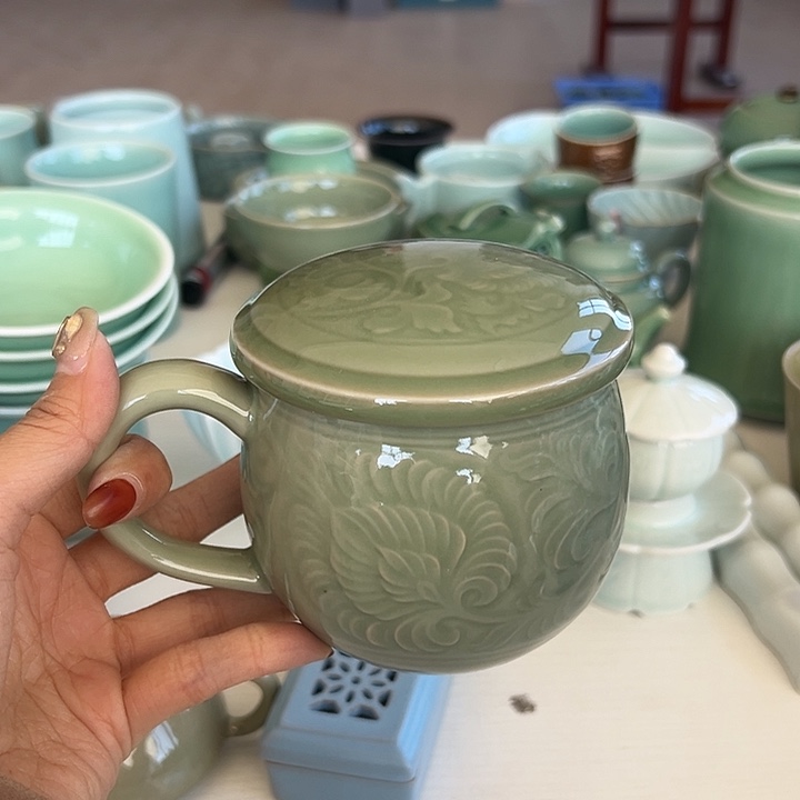 小米茶器龙泉青瓷