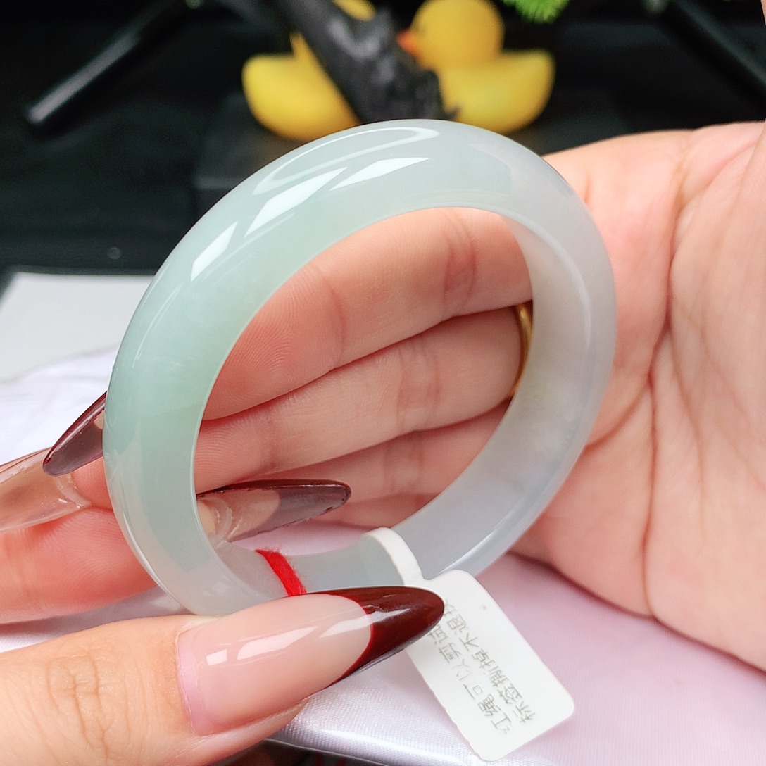 未镶嵌手镯翡翠54-55圈口