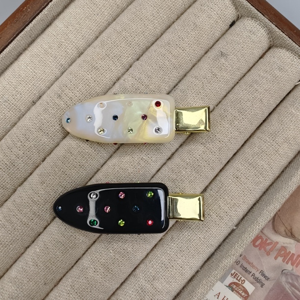 伍陆柒-1002点钻醋酸鸭嘴夹刘海碎发夹