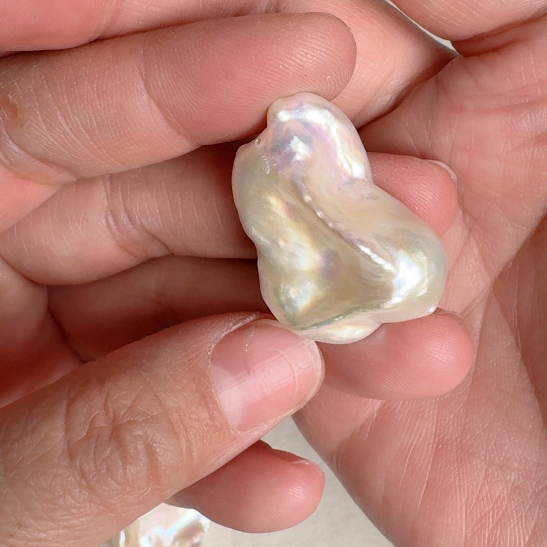 淡水珍珠颈饰银S925镶嵌昕*