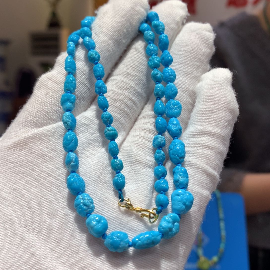 未镶嵌绿松石锁骨链