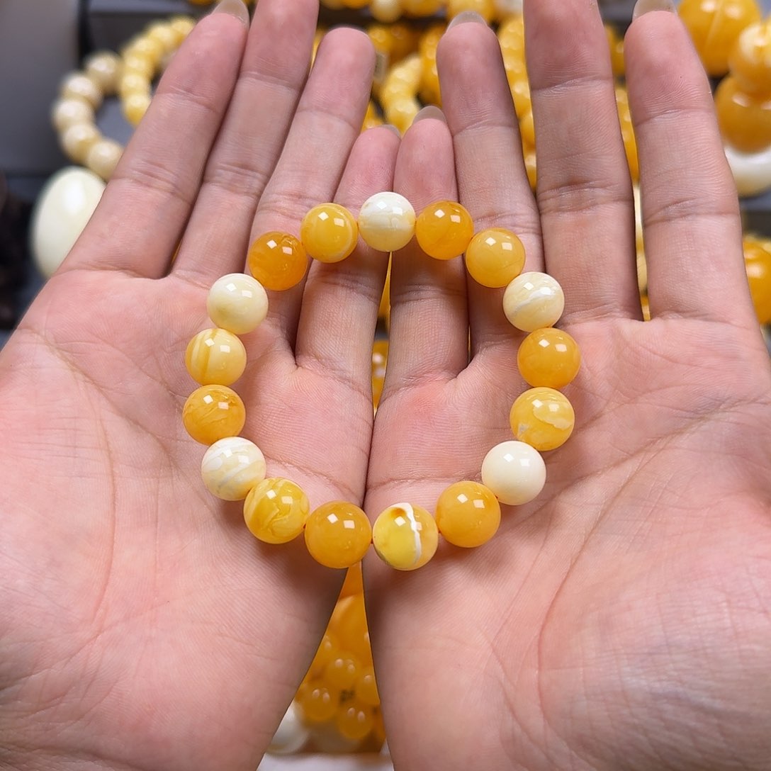 蜜蜡珠宝奇石未镶嵌12mm