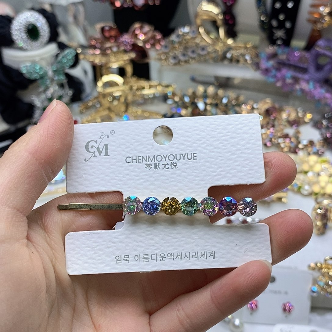 仿水晶合金一字夹