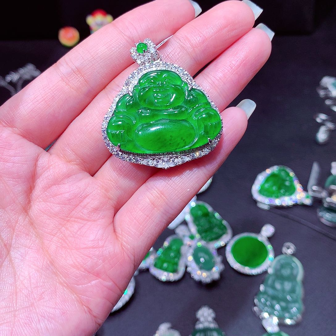 【闪购商品】翡翠吊坠(不含链)未镶嵌