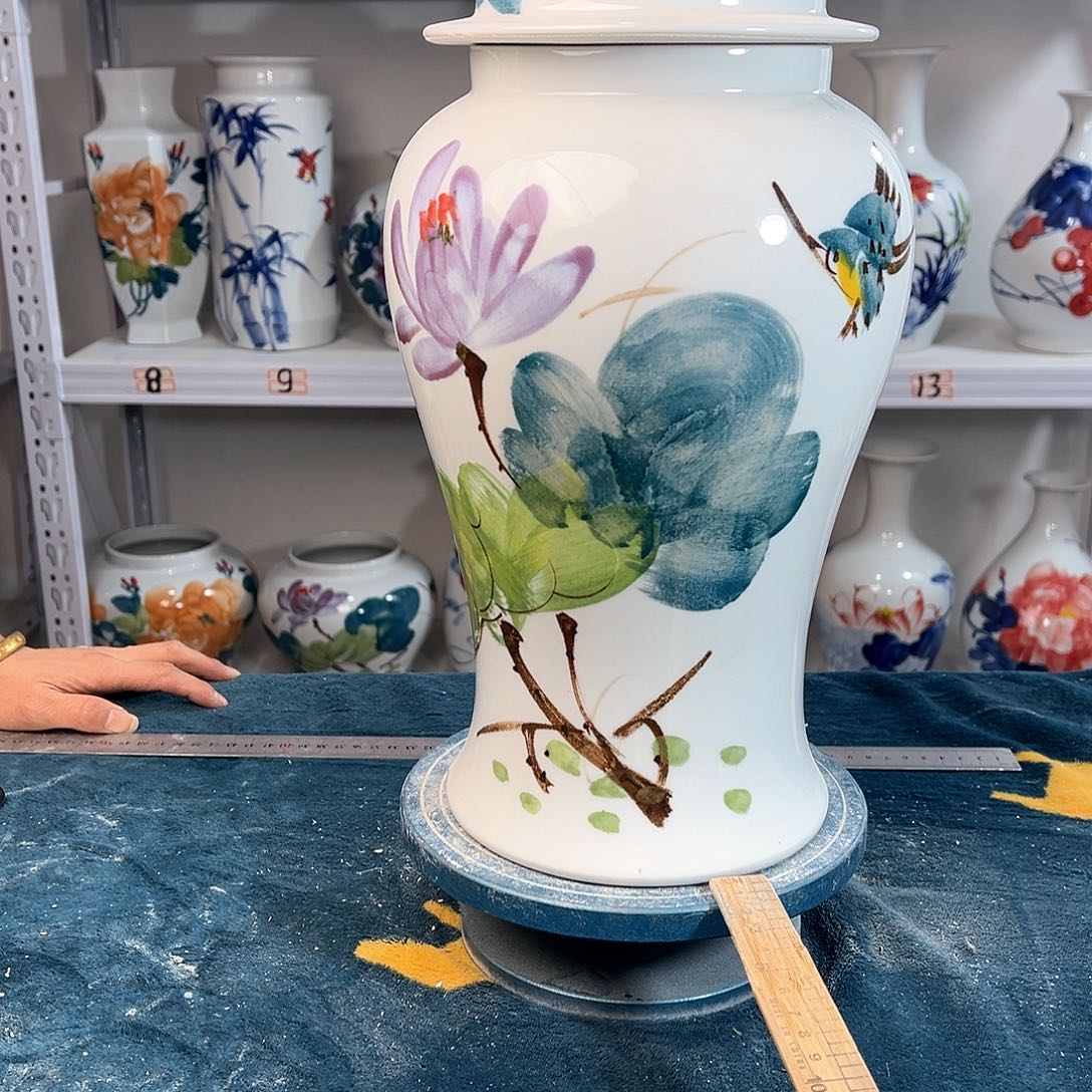 摆件景德镇陶瓷将鸟