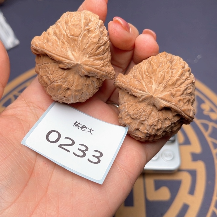 文玩核桃把件44南瓜墩 0233