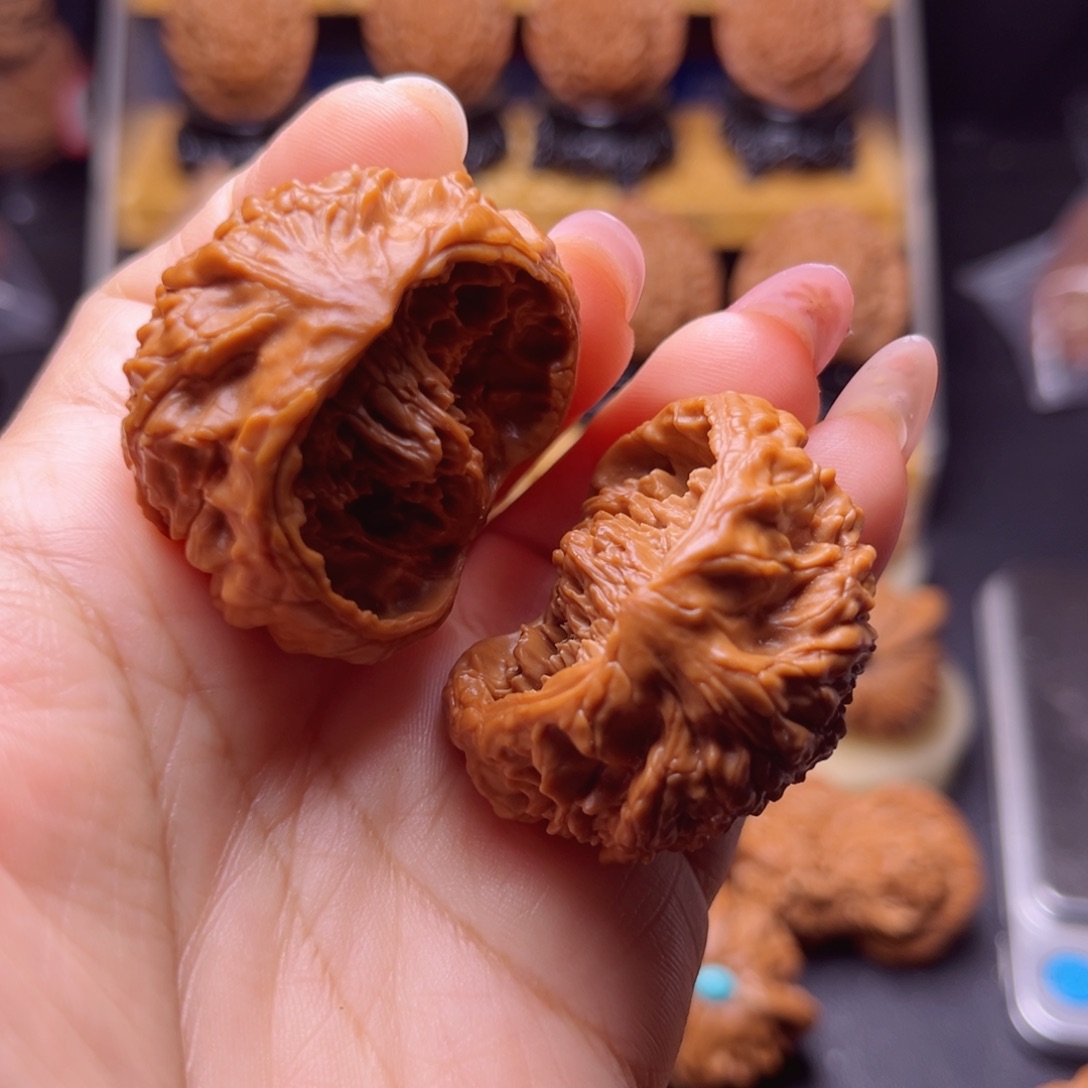 吊坠文玩核桃聚宝盆蛇头