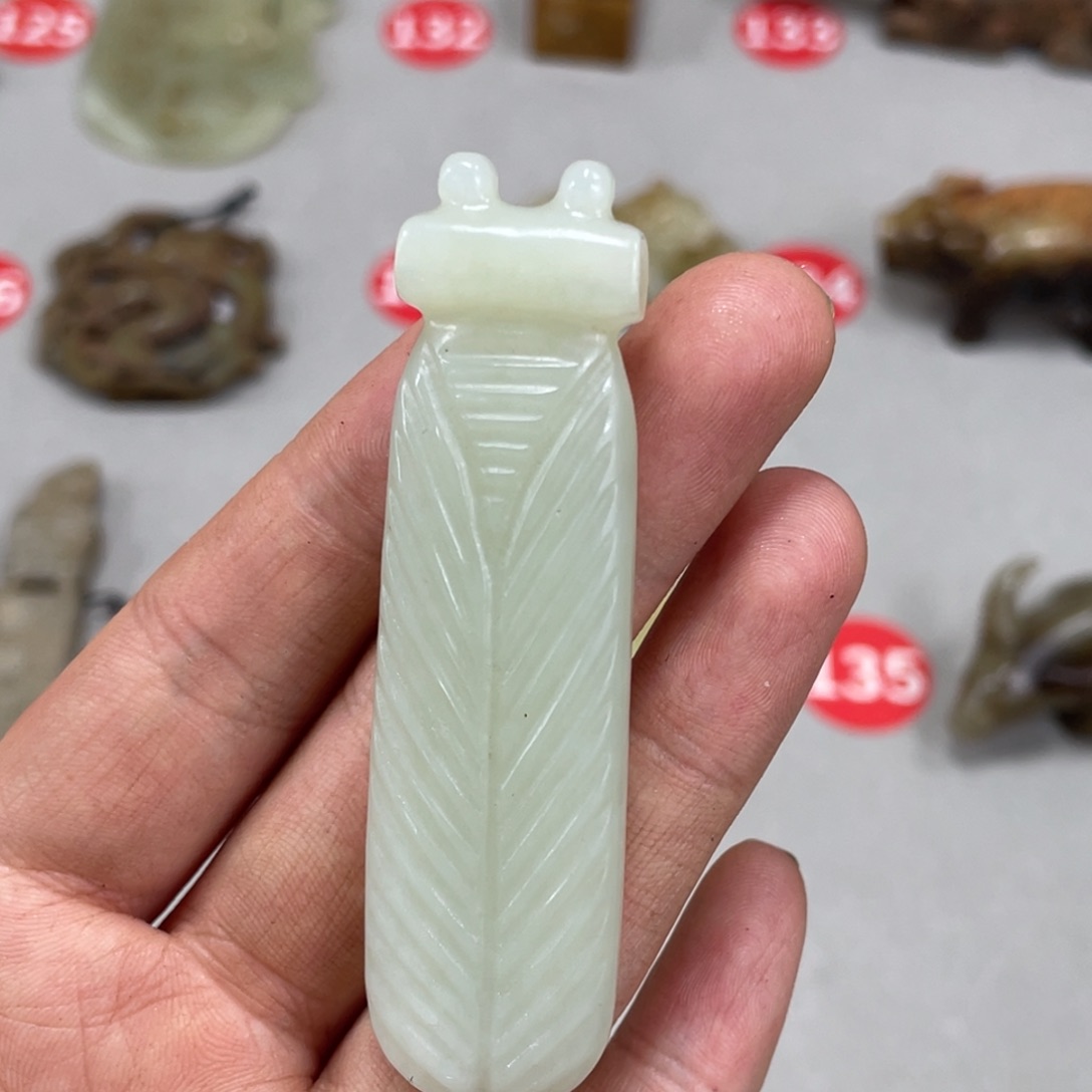 和田玉（糖玉）颈饰未镶嵌