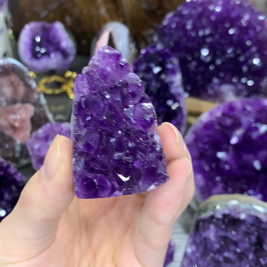 紫晶珠宝半成品未镶嵌231