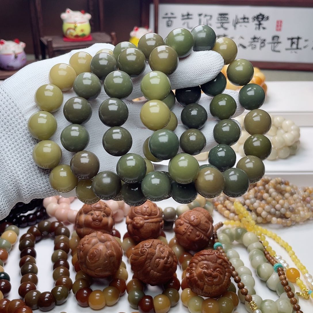 菩提根/象牙果手串圆珠手串