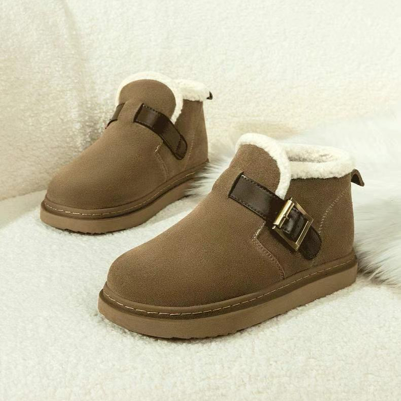 Kangnai/康奈48187专柜正品冬季舒适厚绒女款雪地棉靴