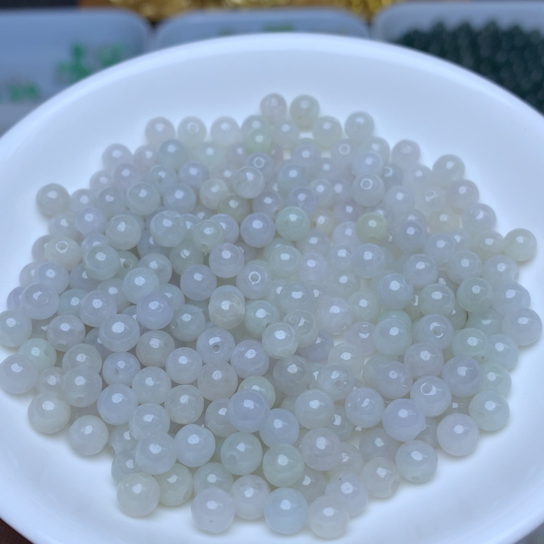 【闪购商品】翡翠手链未镶嵌卡5.4冰淡紫50个