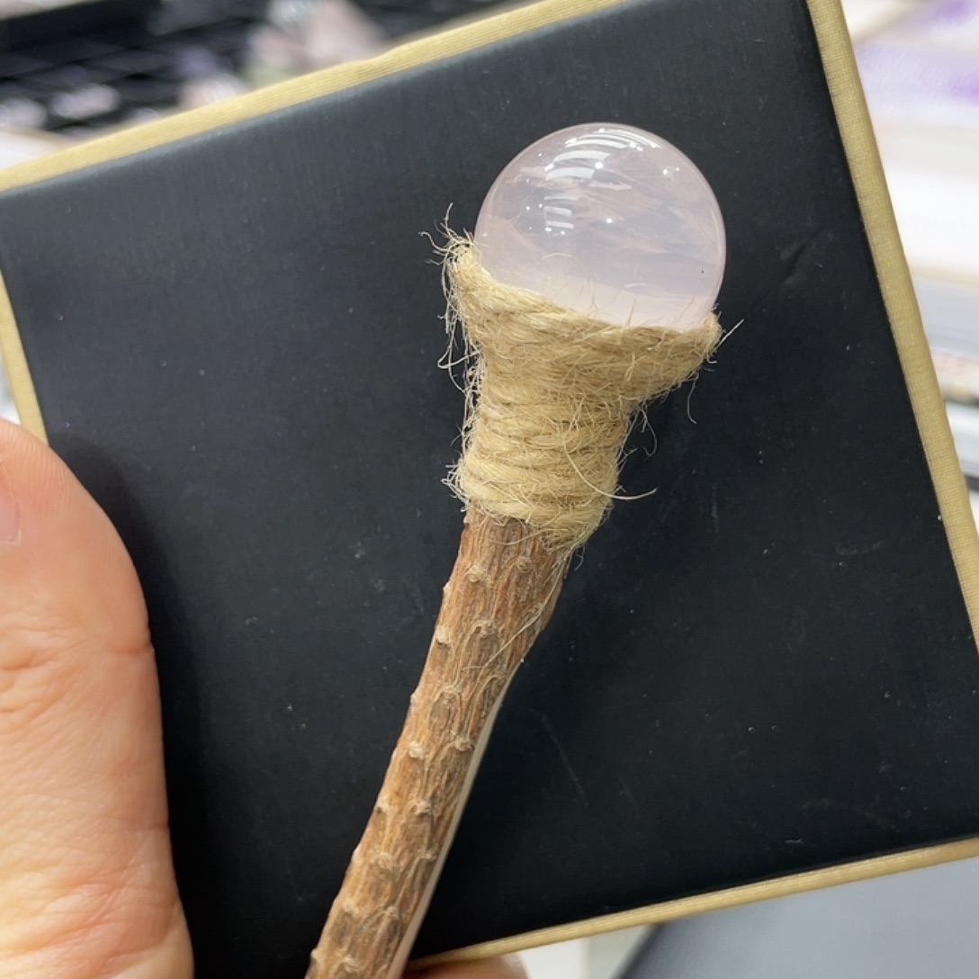 水晶珠宝半成品未镶嵌粉水晶