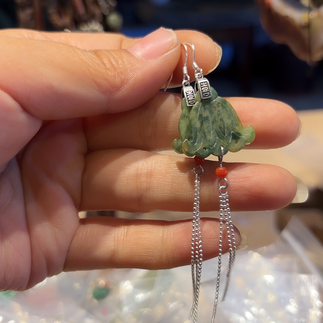 翡翠未镶嵌颈饰原创