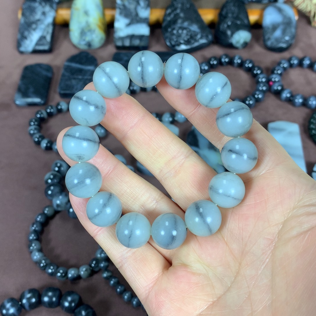 和田玉手链未镶嵌