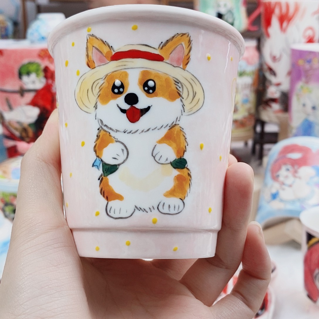 杯董董文创手绘陶瓷