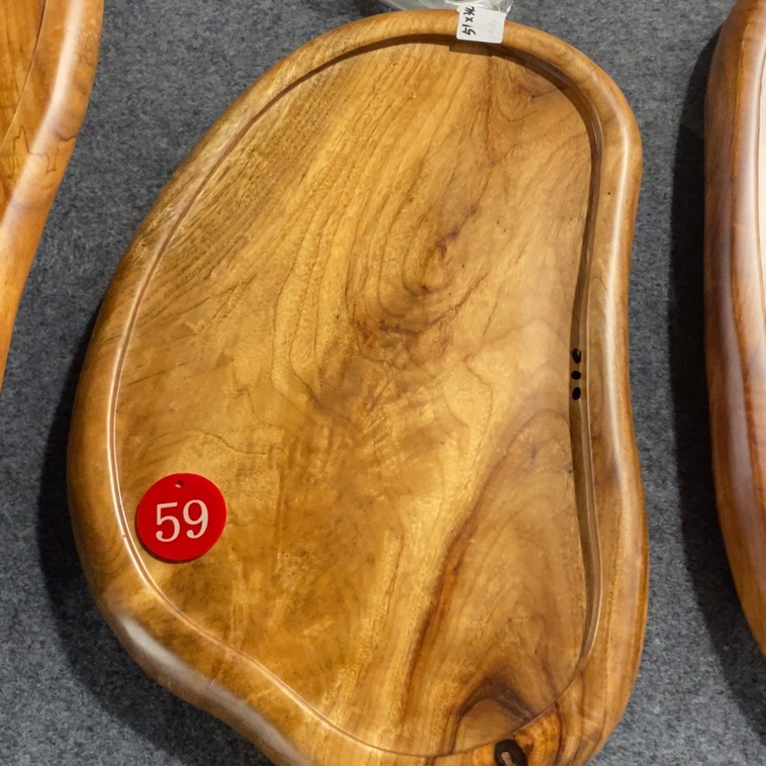 香樟木简约茶盘51×34