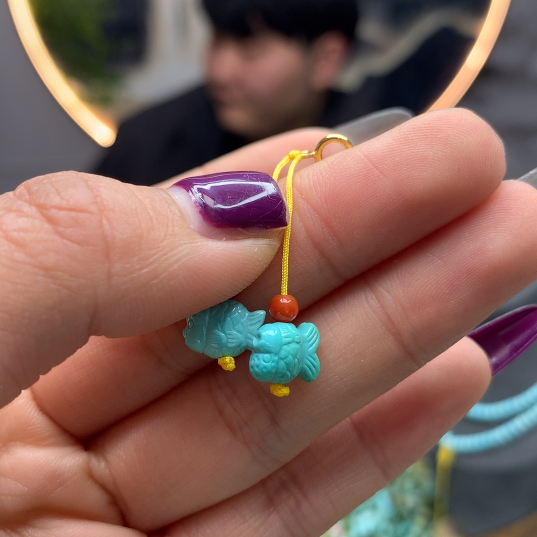 绿松石挂件未镶嵌