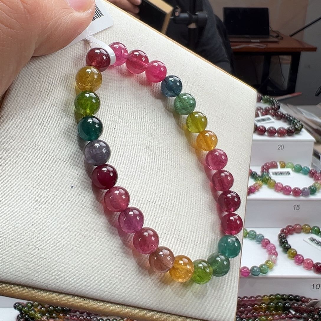 手串未镶嵌碧玺7.5mmmmmmmmm