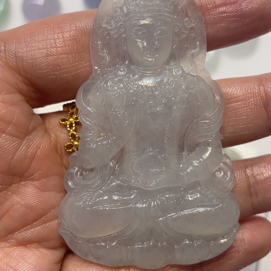 定制翡翠未镶嵌观音