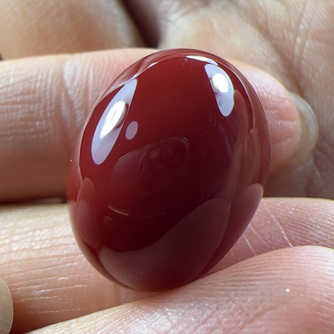 未镶嵌蛋面南红玛瑙