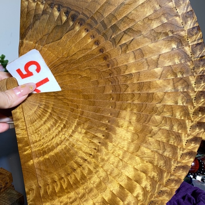 金丝楠引**规金丝楠木扇子