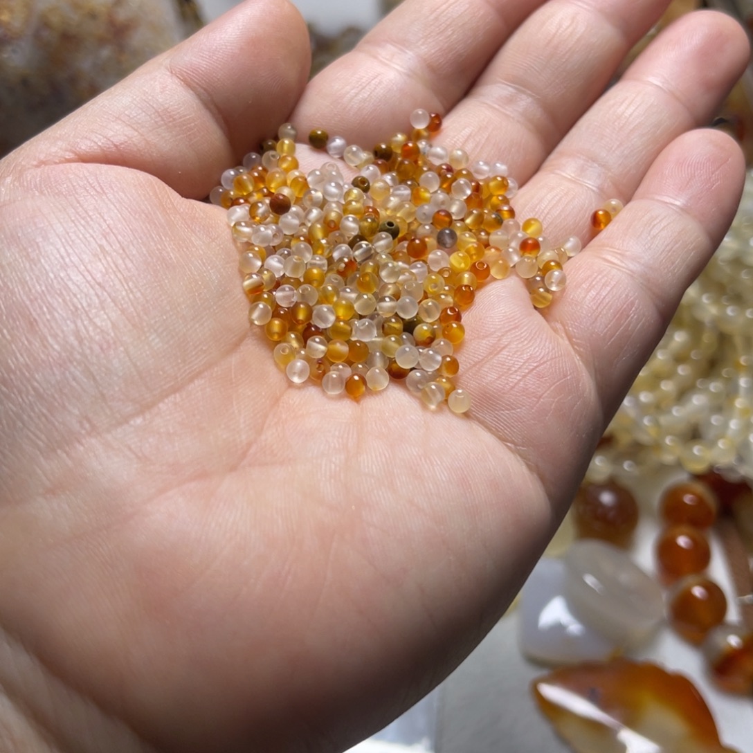 刺***主玛瑙/玉髓未镶嵌颈饰002