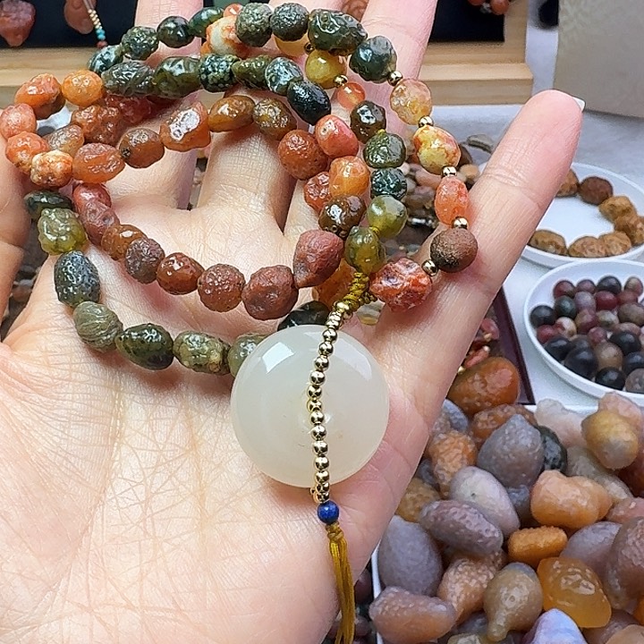 玛瑙/玉髓手链合金