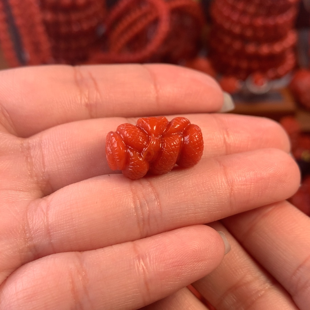 南红玛瑙天然川料瓦西蛇桶柱12尺寸未镶嵌